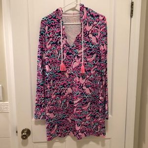 Lilly Pulitzer Lobstah Roll Long Sleeve Dress